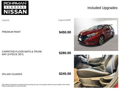 2025 Nissan Versa 1.6 SV