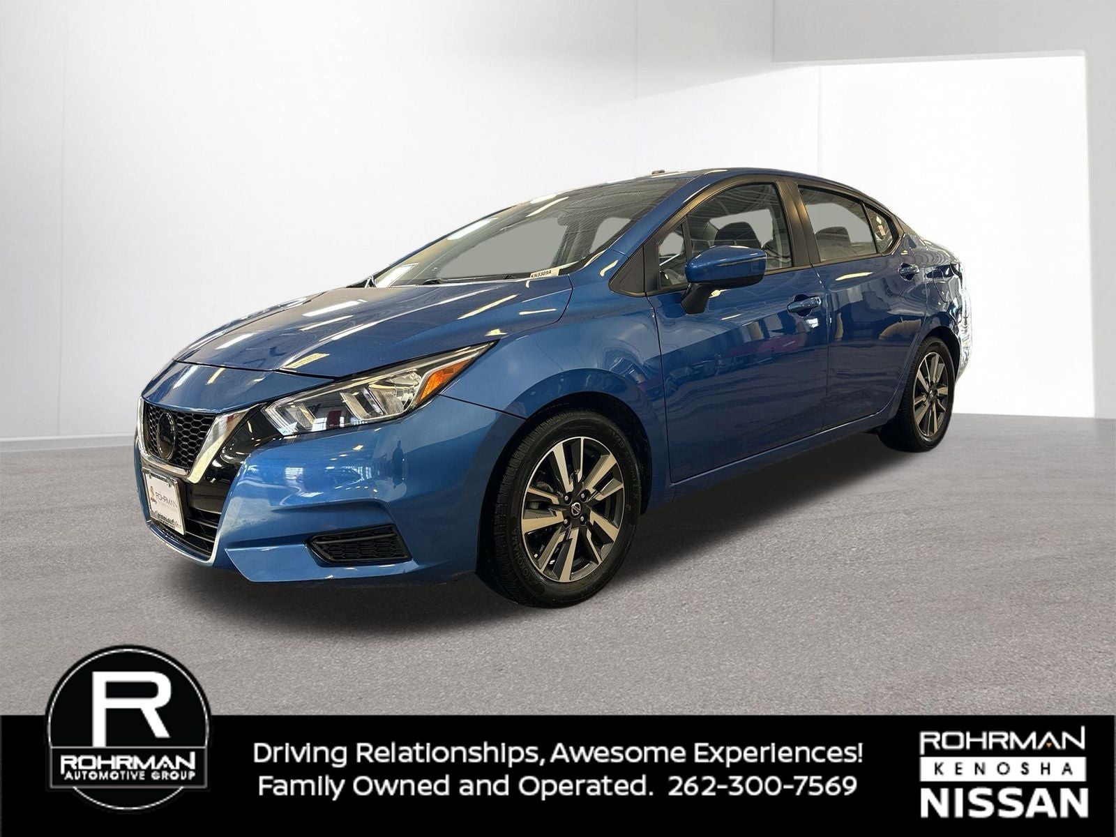 Used 2021 Nissan Versa Sedan SV with VIN 3N1CN8EV5ML829451 for sale in Kenosha, WI