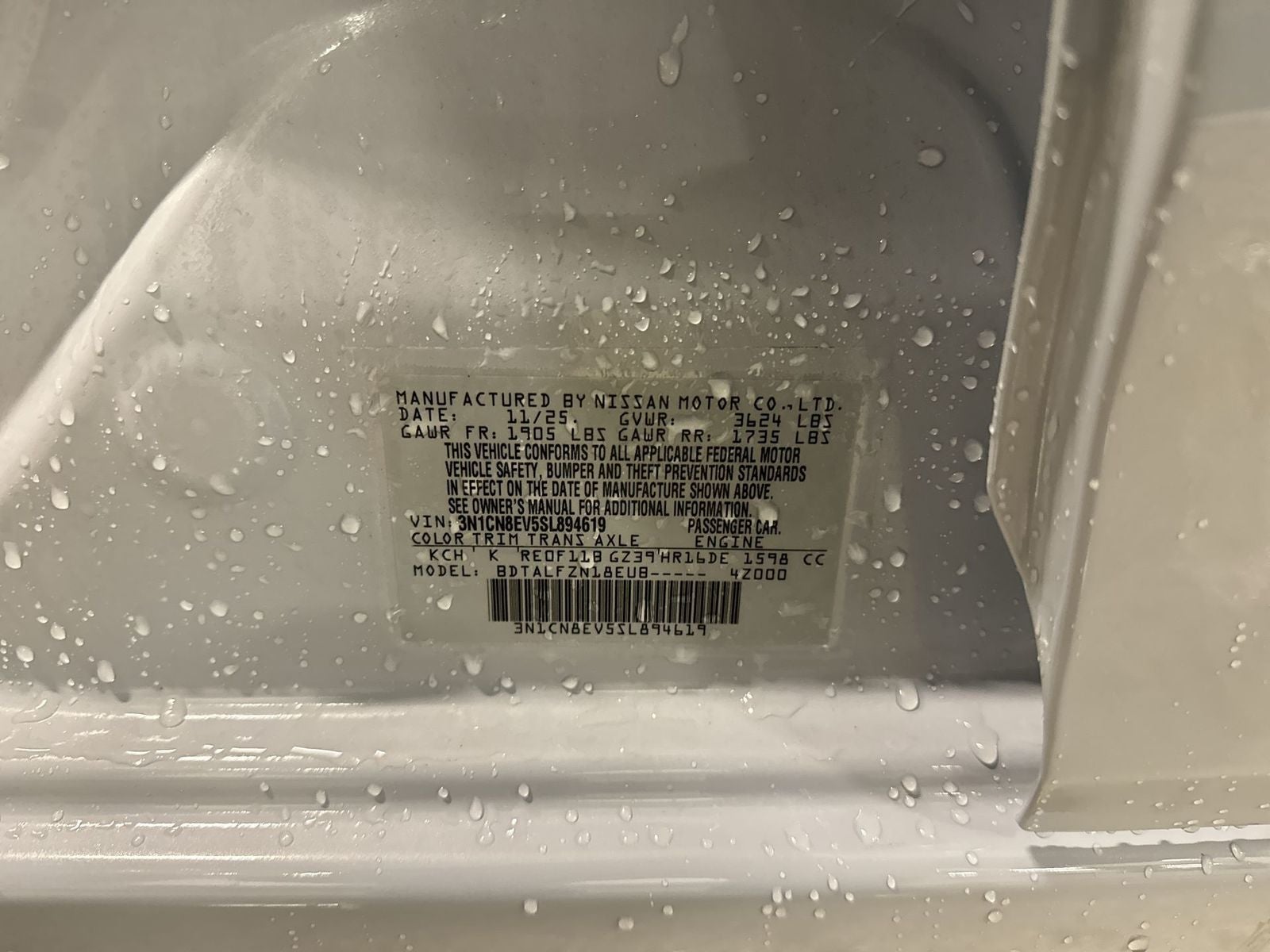 2025 Nissan Versa 1.6 SV