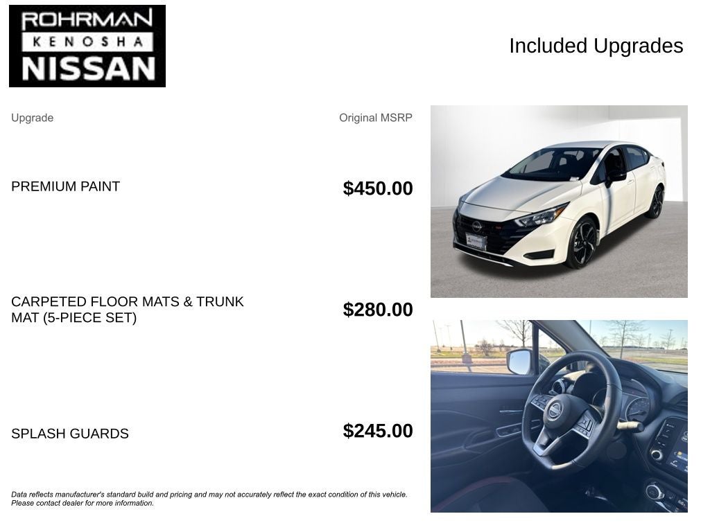 2025 Nissan Versa 1.6 SR