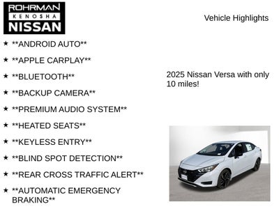 2025 Nissan Versa 1.6 SR