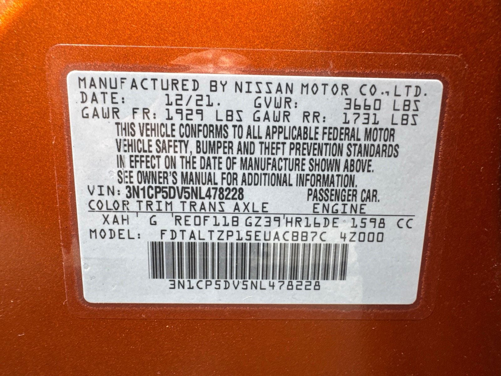 2022 Nissan Kicks SR