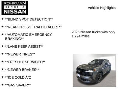 2025 Nissan Kicks SV