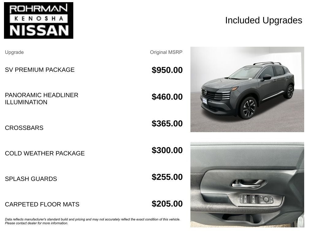 2026 Nissan Kicks SV AWD Premium Package