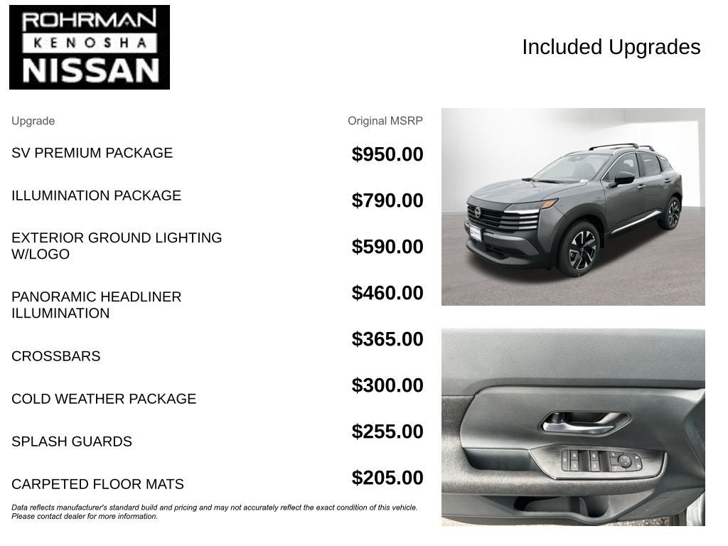 2026 Nissan Kicks SV AWD Premium Package