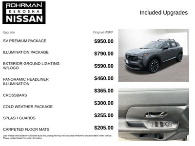 2026 Nissan Kicks SV AWD Premium Package