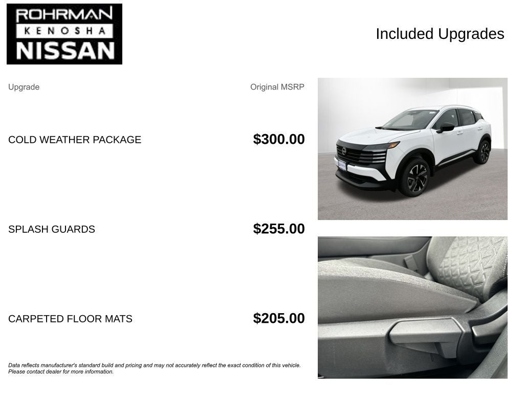 2026 Nissan Kicks SV AWD Cold Weather Package