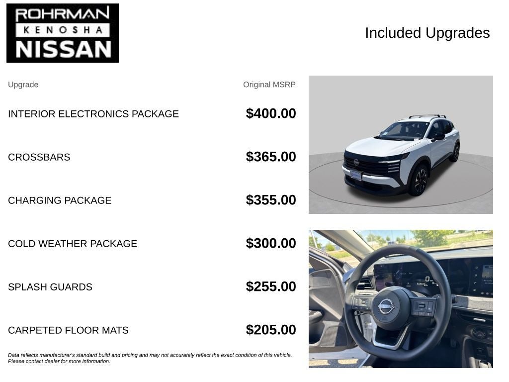 2026 Nissan Kicks SV AWD Cold Weather Package