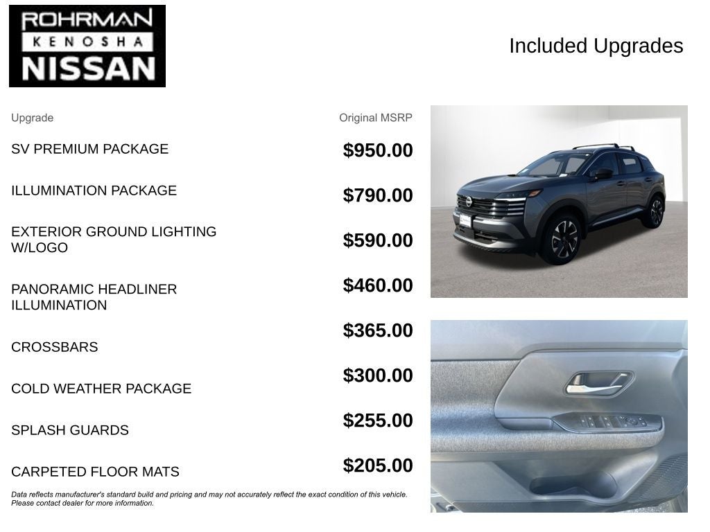 2026 Nissan Kicks SV AWD Premium Package