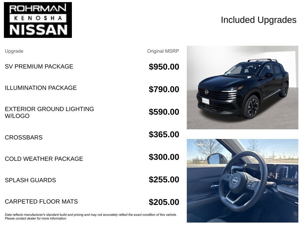 2026 Nissan Kicks SV AWD Premium Package