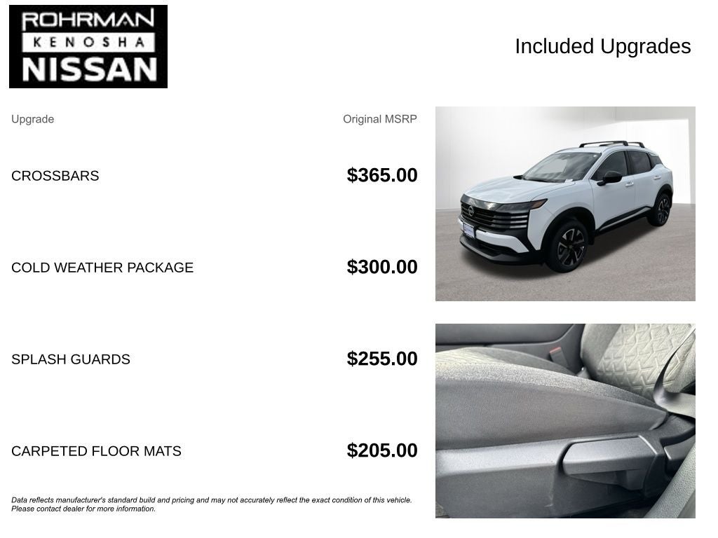 2026 Nissan Kicks SV AWD Cold Weather Package