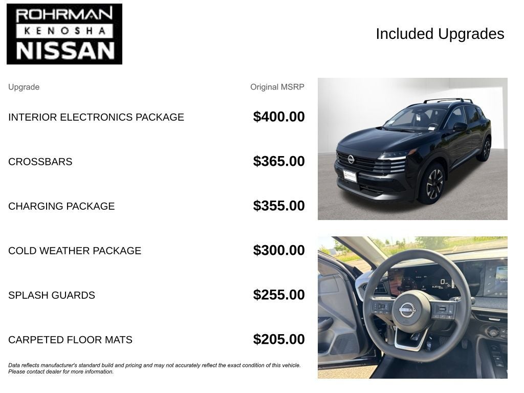 2026 Nissan Kicks SV AWD Cold Weather Package