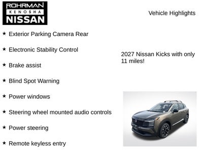 2027 Nissan Kicks SV AWD