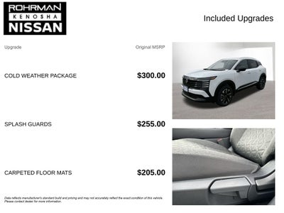 2026 Nissan Kicks SV AWD Cold Weather Package