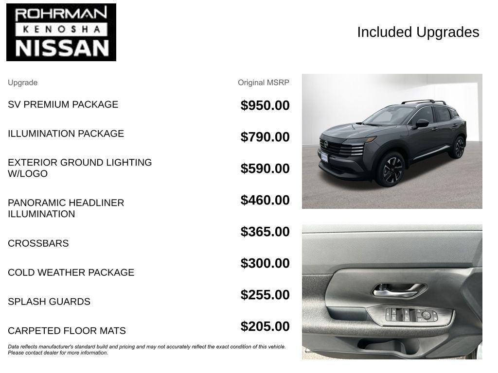 2026 Nissan Kicks SV AWD Premium Package