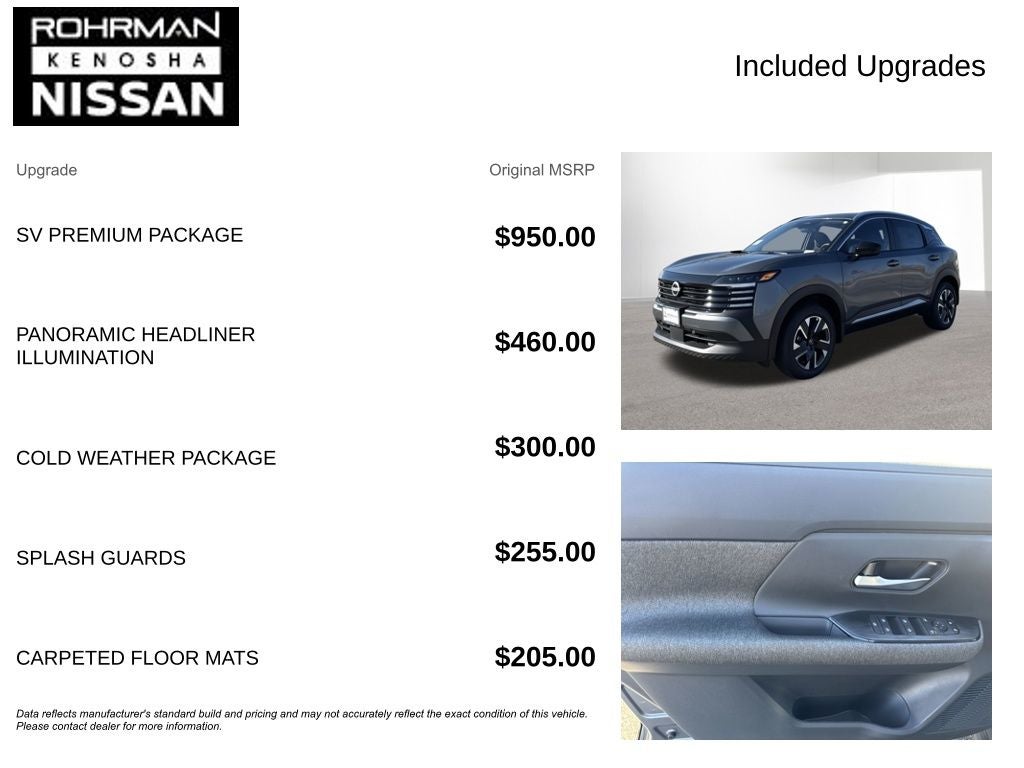 2026 Nissan Kicks SV AWD Premium Package