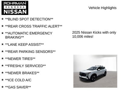2025 Nissan Kicks SR