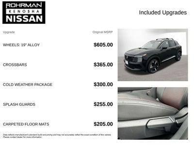 2026 Nissan Kicks SR AWD Cold Weather Package