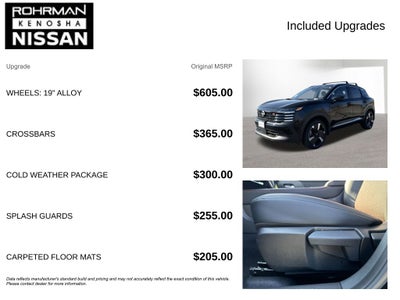 2026 Nissan Kicks SR AWD Cold Weather Package