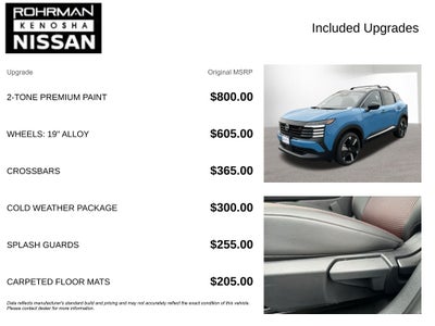 2026 Nissan Kicks SR AWD All Weather Package