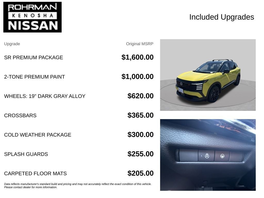 2026 Nissan Kicks SR AWD Premium Package