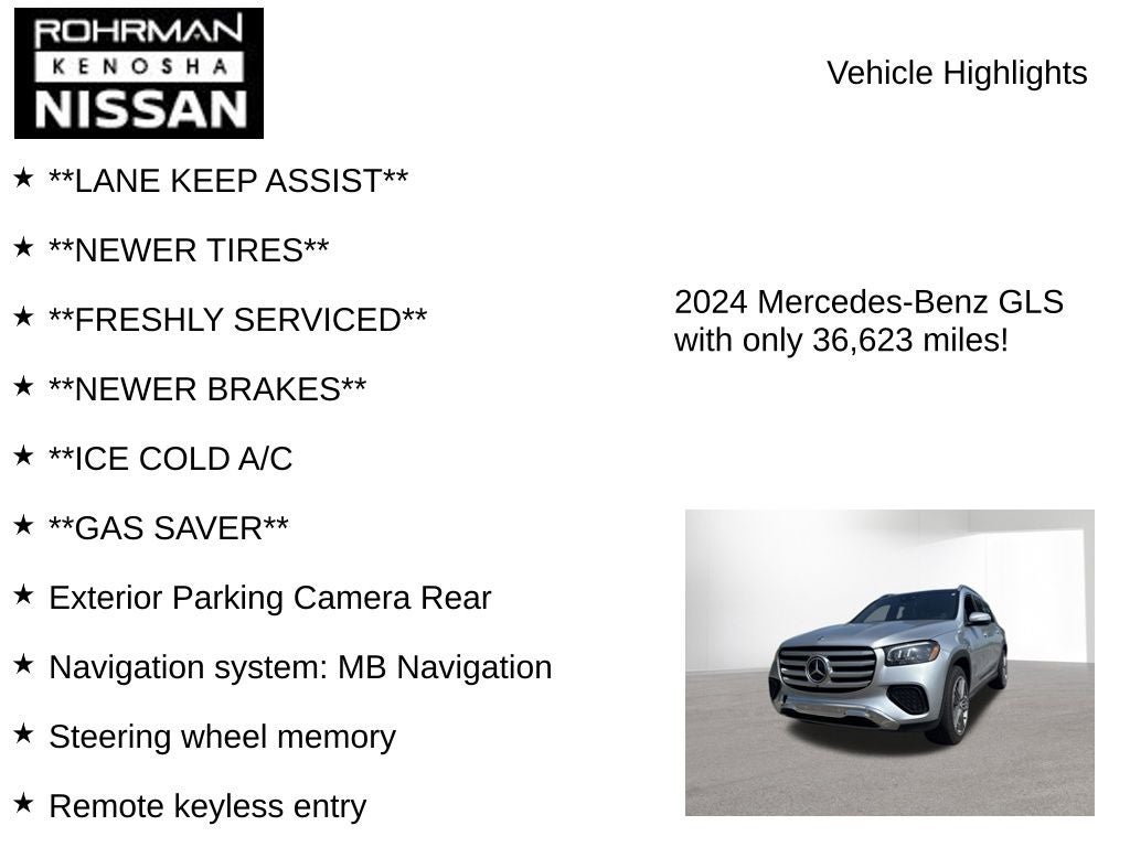 2024 Mercedes-Benz GLS GLS 450 4MATIC®
