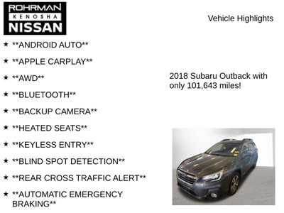 2018 Subaru Outback 2.5i Limited