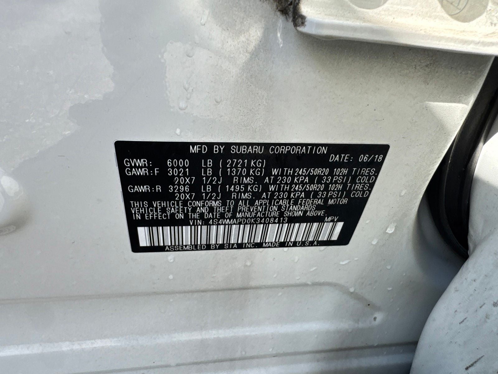2019 Subaru Ascent Limited