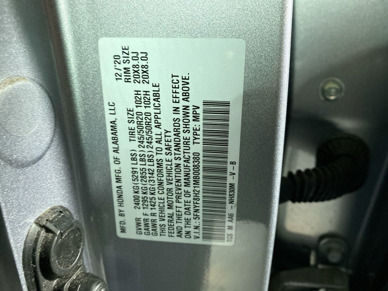 2021 Honda Passport Sport