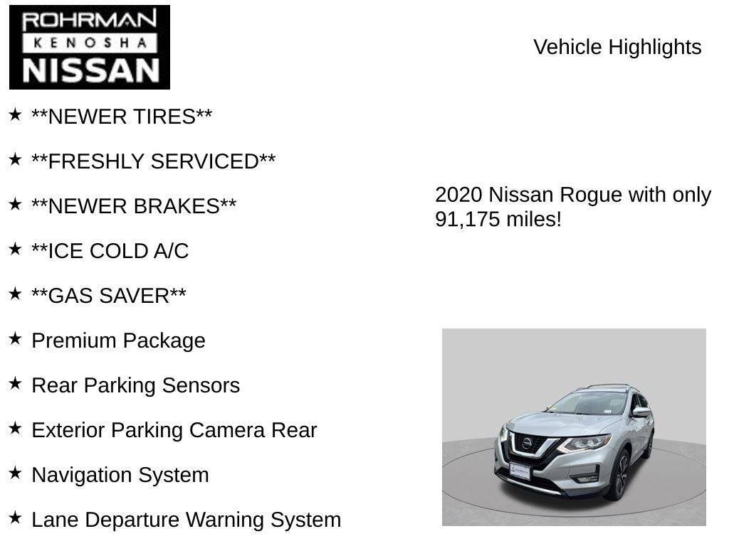 2020 Nissan Rogue SL