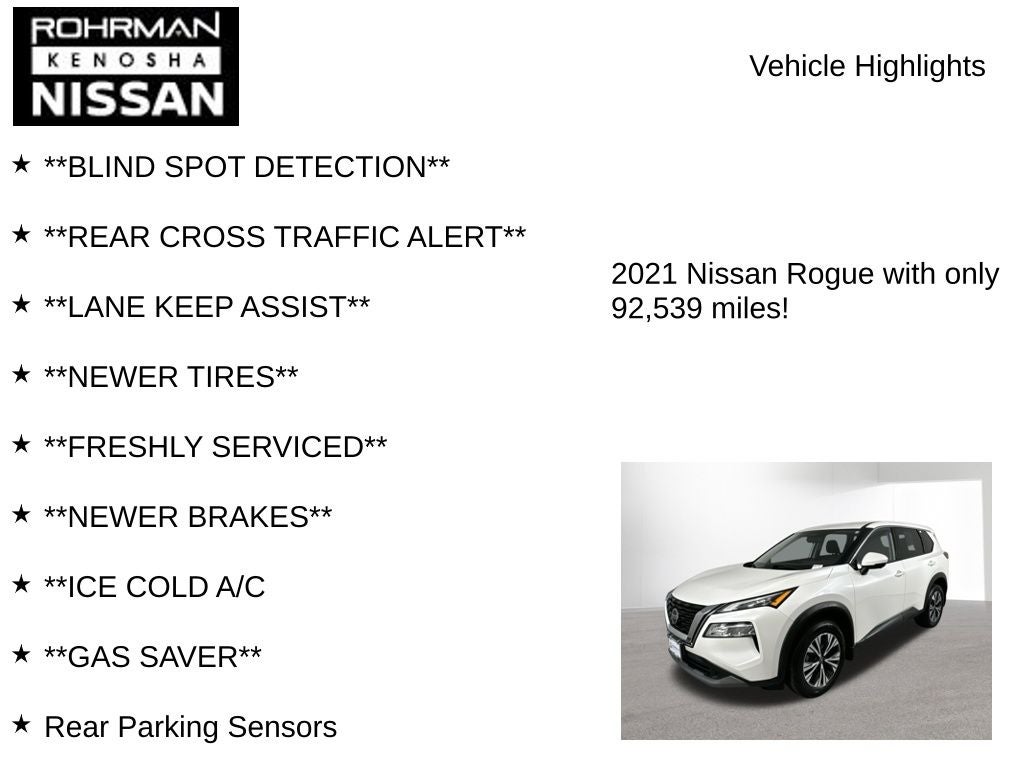 2021 Nissan Rogue SV