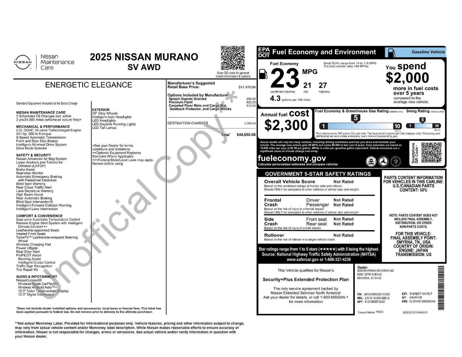 2025 Nissan Murano SV