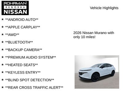 2026 Nissan Murano SV