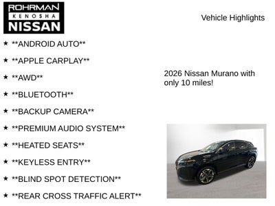2026 Nissan Murano SV