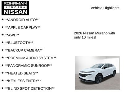 2026 Nissan Murano SL AWD