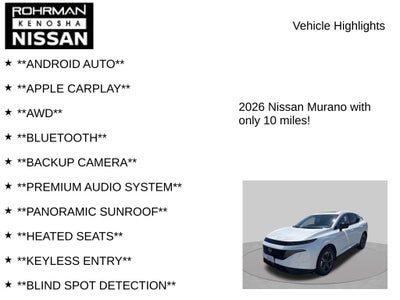 2026 Nissan Murano SL