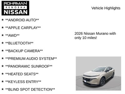 2026 Nissan Murano SL
