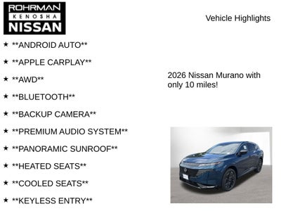 2026 Nissan Murano Platinum