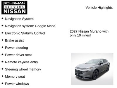 2027 Nissan Murano Platinum