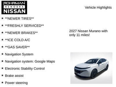 2027 Nissan Murano Platinum