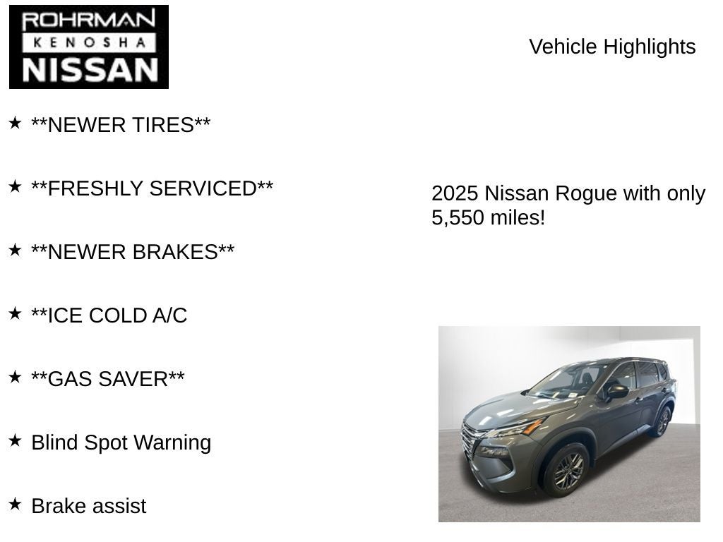 2025 Nissan Rogue S