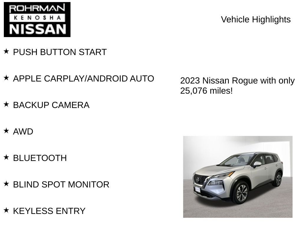 2023 Nissan Rogue SV