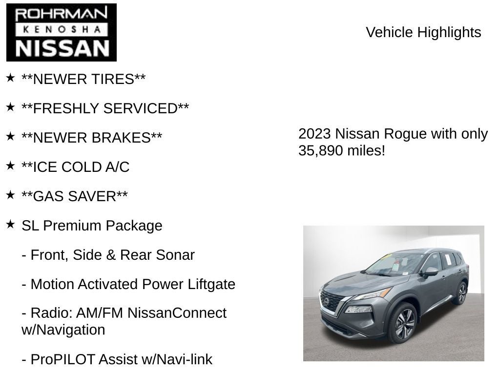 2023 Nissan Rogue SL