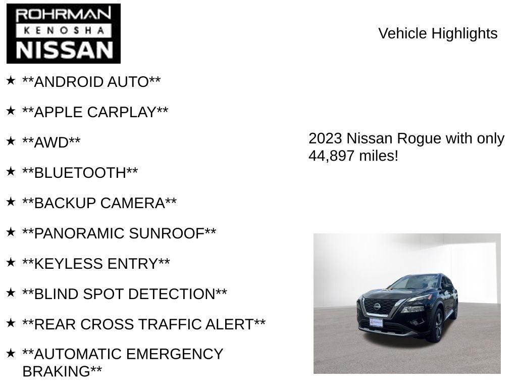2023 Nissan Rogue SL