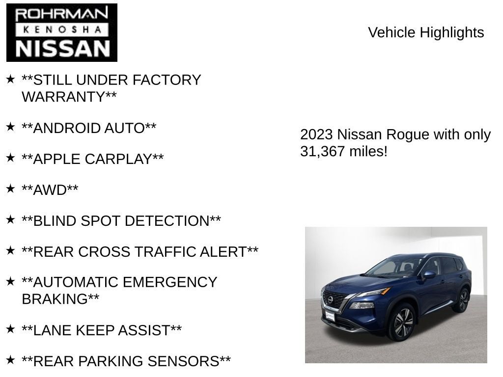 2023 Nissan Rogue SL
