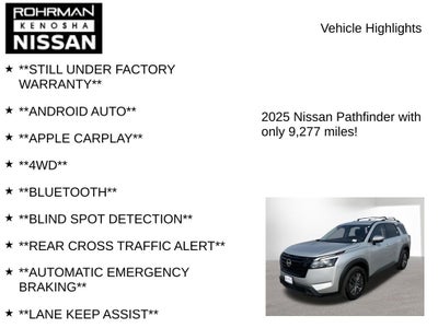 2025 Nissan Pathfinder SV 4WD