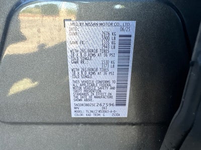 2025 Nissan Pathfinder Rock Creek