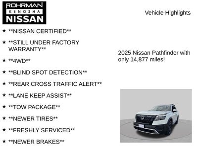 2025 Nissan Pathfinder Rock Creek