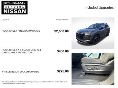 2026 Nissan Pathfinder Rock Creek Premium Package