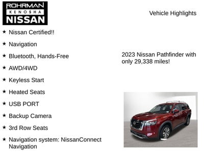2023 Nissan Pathfinder SL